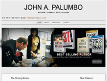 Tablet Screenshot of johnpalumbo.com
